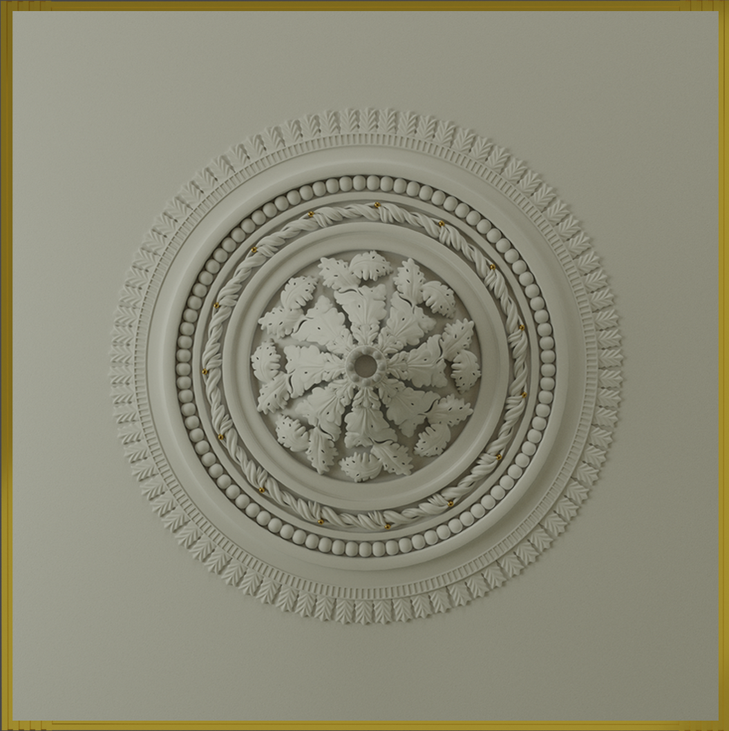 3D Modelled Ceiling Rose