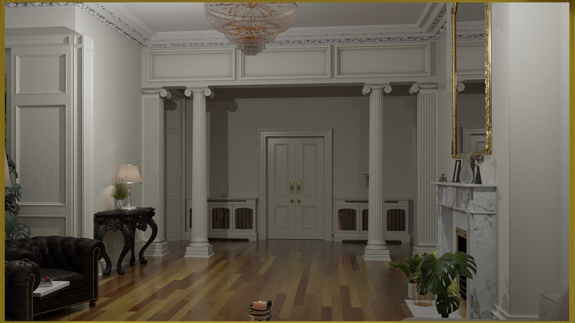 3D Modelled Interior 1