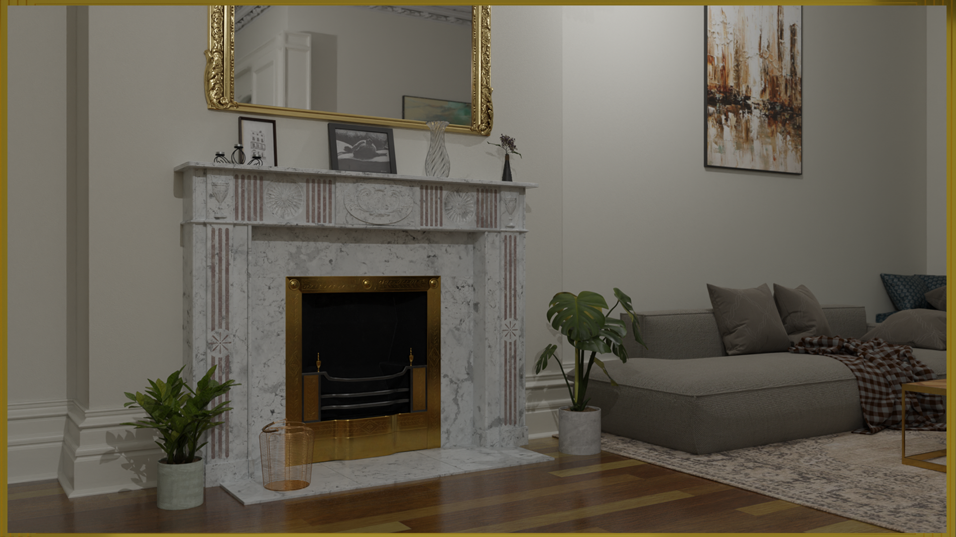 3D Modelled Interior 2
